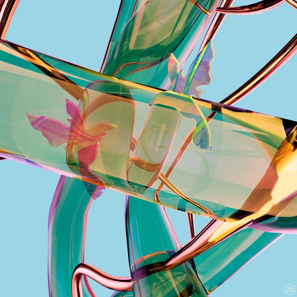 Colibri. Finition sur plexiglass.